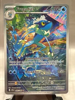 Pokemon Frogadier ME04: Chaos Rising CRI SHINY RARE HOLO 089/086 NM - Image 1