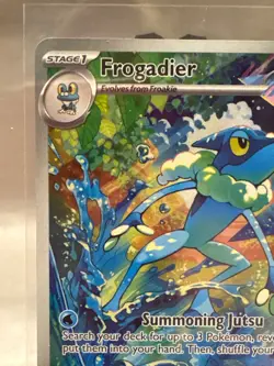Pokemon Frogadier ME04: Chaos Rising CRI SHINY RARE HOLO 089/086 NM - Image 2
