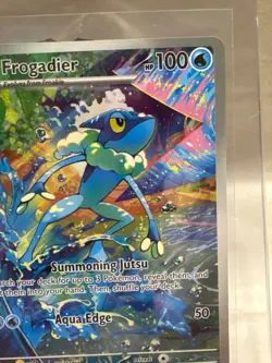 Pokemon Frogadier ME04: Chaos Rising CRI SHINY RARE HOLO 089/086 NM - Image 3