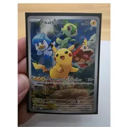 Pokemon Pikachu 027 SV Promo Holo Scarlet & Violet Basic 60 HP English - Image 1