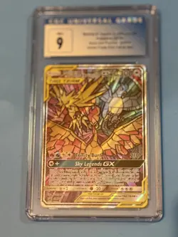 Moltres Zapdos Articuno GX SM210 Black Star Promo - Hidden Fates - Pokemon CGC 9 - Image 1