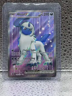 Pokemon TCG Absol ex 214/197 SV03: Obsidian Flames Holo Full Art Nintendo NM - Image 1
