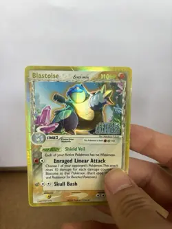 Pokemon TCG Blastoise 2/100 EX Crystal Guardians Reverse Delta Species - Image 3