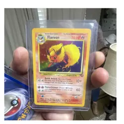 Pokemon TCG Flareon Jungle 3/64 Holo Unlimited Holo Rare 70 HP English WOTC - Image 1