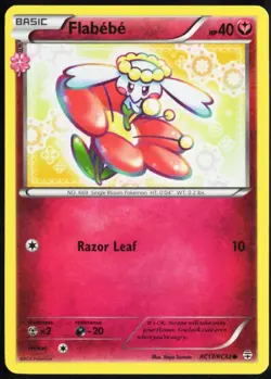 Flabebe RC17/RC32 Generations Radiant Collection Common Pokemon TCG 2016 LP - Image 1