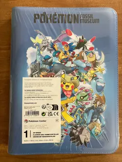 New Pokemon Fossil Museum: Pokemon TCG Zip Binder In Hand Fast Ship - Image 1