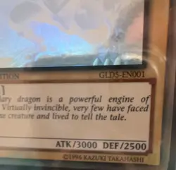 Yu-Gi-Oh! : GLD5-EN001 Blue-Eyes White Dragon (Ghost Rare) - NM Misprint Holo - Image 3