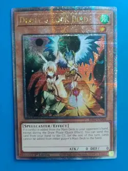 Near Mint Yugioh Droll and Lock Bird RA02-EN006 Quarter Century Secret Rare 1st - Image 1