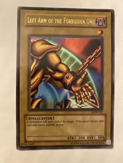 Yugioh Left Arm Of The Forbidden One Lob-123 Ultra Rare - NM/M - Image 1