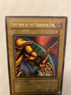 Yugioh Left Arm Of The Forbidden One Lob-123 Ultra Rare - NM/M - Image 5