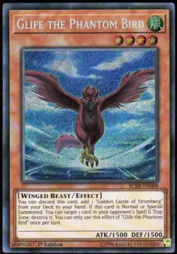 Glife the Phantom Bird BLRR-EN008 Battles of Legend: Relentless Revenge Yu-Gi-Oh - Image 1