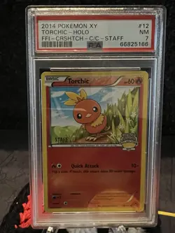 Torchic - (City Championships) [Staff] 012/111 League & Championship Card PSA 7 - Image 1
