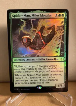 MTG Spider-Man, Miles Morales 0018 Marvel's Spider-Man Eternal Pack-Fresh FOIL - Image 1