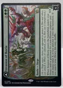 Invasion of Ikoria Zilortha, Apex of Ikoria MOM MTG 190 RARE M/NM - Image 1