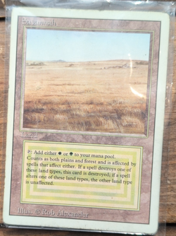 Magic: The Gathering Savannah Land Rare Revised Edition Regular Rob Alexander - Image 1