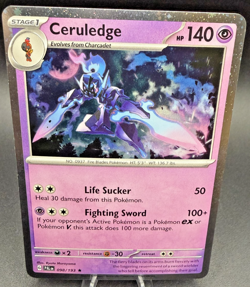 Ceruledge 098/193 PAL SV02: Paldea Evolved Holo Rare NM Pokemon TCG - Image 1