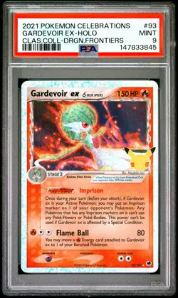 GARDEVOIR EX HOLO 93 Celebrations Classic Collection Pokemon PSA 9 - Image 1