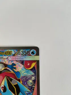 Pokemon Mega Quajutsu EX SAR 116/086 Wachsendes Chaos CRI Deutsch NM TCG - Image 3
