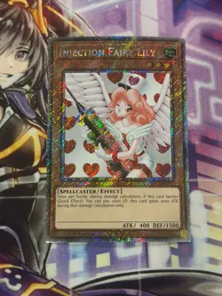 Yugioh Injection Fairy Lily Platinum Secret Rare RA03 - Image 1