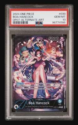 2024 One Piece 500 Years in the Future Boa Hancock Alt Art #OP07-038 PSA 10 - Image 1