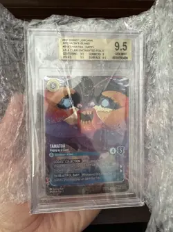 Disney Lorcana Archazia's Island Tamatoa Happy as a Clam Enchanted #219 BGS 9.5 - Image 3