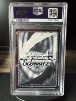 2021 Weiss Schwarz As His Little Sister, Leafa SAO sp serial Number 3/10 PSA 10 - Image 2