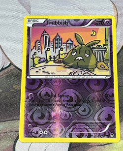 Trubbish 56/122 Breakpoint Reverse Holo Pokemon Card NM - Image 1