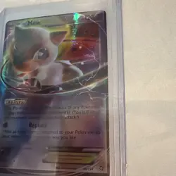 Mew EX Dragons Exalted 46/124 Holo Ultra Rare Pokemon TCG Card - Image 2