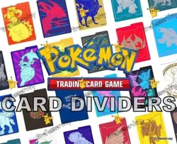 Pokemon 151 Cards VINTAGE ELITE TRAINER BOX DECK STORAGE DIVIDER SEPARATORS TCG - Image 1