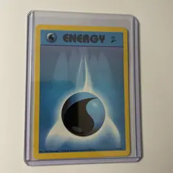 Pokemon Card Water Energy 130/130 Base Set 2 WOTC LP-NM - Image 1