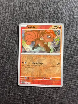 Vulpix 37/165 Reverse Holo | 151 | Pokemon Card - Image 1