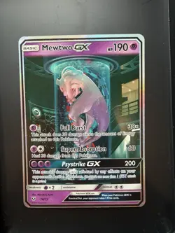 Mewtwo GX - 78/73 - Pokemon Shining Legends Sun & Moon Secret Rare Card NM-LP - Image 1