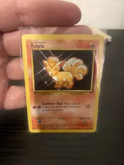 Pokemon Card Vulpix Base Set 68/102 Regular Unlimited Common - Image 1