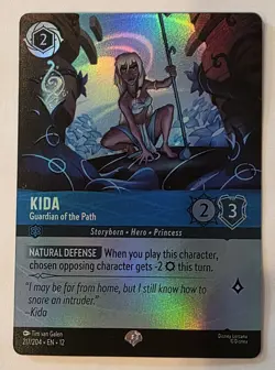 Kida - Guardian of the Path (Epic) 217/204 Wilds Unknown Holo NM Lorcana Card - Image 1