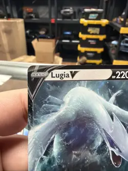 Lugia V 138/195 Pokemon TCG Card From Silver Tempest Near Mint See Pics - Image 2