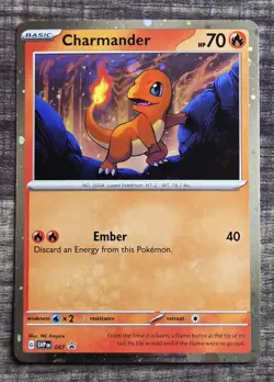 Charmander - SVP047 - Pokemon Scarlet & Violet Promo Ultra Rare Holo Card NM - Image 1
