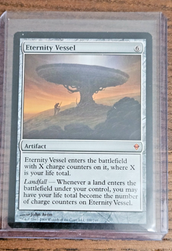 MTG PLAYING CARD Eternity Vessel - Zendikar (LP/MP) - Image 1