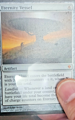 MTG PLAYING CARD Eternity Vessel - Zendikar (LP/MP) - Image 3