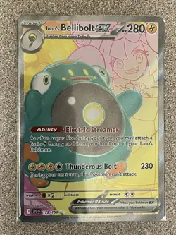 Iono’s Bellibolt 172/159 Pokemon Journey Together Card -Near Mint- Fresh - Image 1