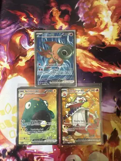 Pokemon TCG | Scarlet & Violet Full Art SR X3 Card Bundle - Image 1