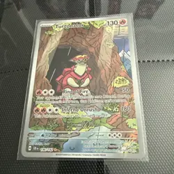 Pokemon Cards Turtonator 146/142 Stellar Crown Illustration Rare NM - Image 1
