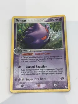 Pokemon Gengar 5/92 Legend Maker Holo Rare + SWIRL - 2006 TCG Card - MP - Image 1