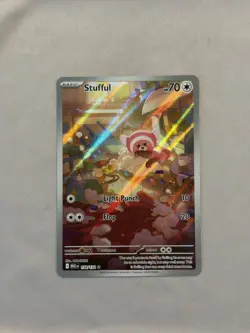 Stufful IR 154/132 MEG Mega Evolution Pokemon Card TCG - NM Near Mint - Image 1