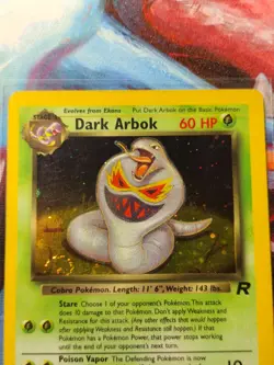 Pokemon Dark Arbok Holo Rare TCG Card 2/82 Vintage - Image 2