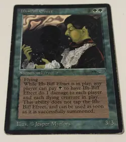 Magic the Gathering Arabian Nights Ifh-Biff Efreet - Image 3