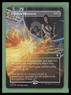 Flawless Maneuver - Borderless - Commander Masters - NM - MTG - Image 1