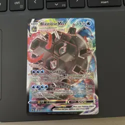 Pokemon TCG Blastoise VMAX SWSH103 Black Star Promo Full Art Holo NM ✨ - Image 1