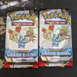 2x Pokemon TCG Mega Evolution Chaos Rising Fun Pack - Brand New Sealed - Image 1