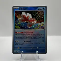 Pokemon TCG Goldeen 020/131 Sv: Prismatic Evolutions MasterBall Pattern Holo - Image 1
