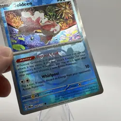 Pokemon TCG Goldeen 020/131 Sv: Prismatic Evolutions MasterBall Pattern Holo - Image 2